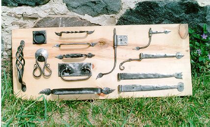 Hand forged hardware